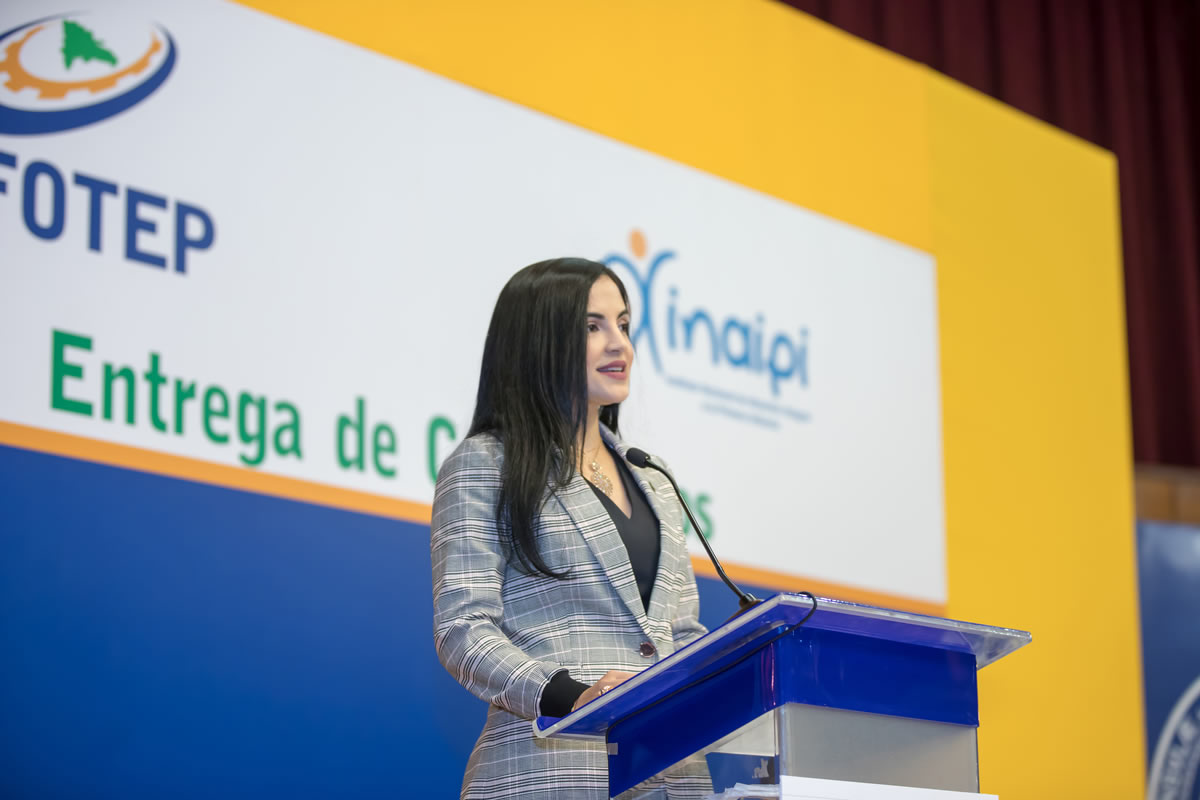 Lic. Berlinesa Franco, directora ejecutiva del INAIPI