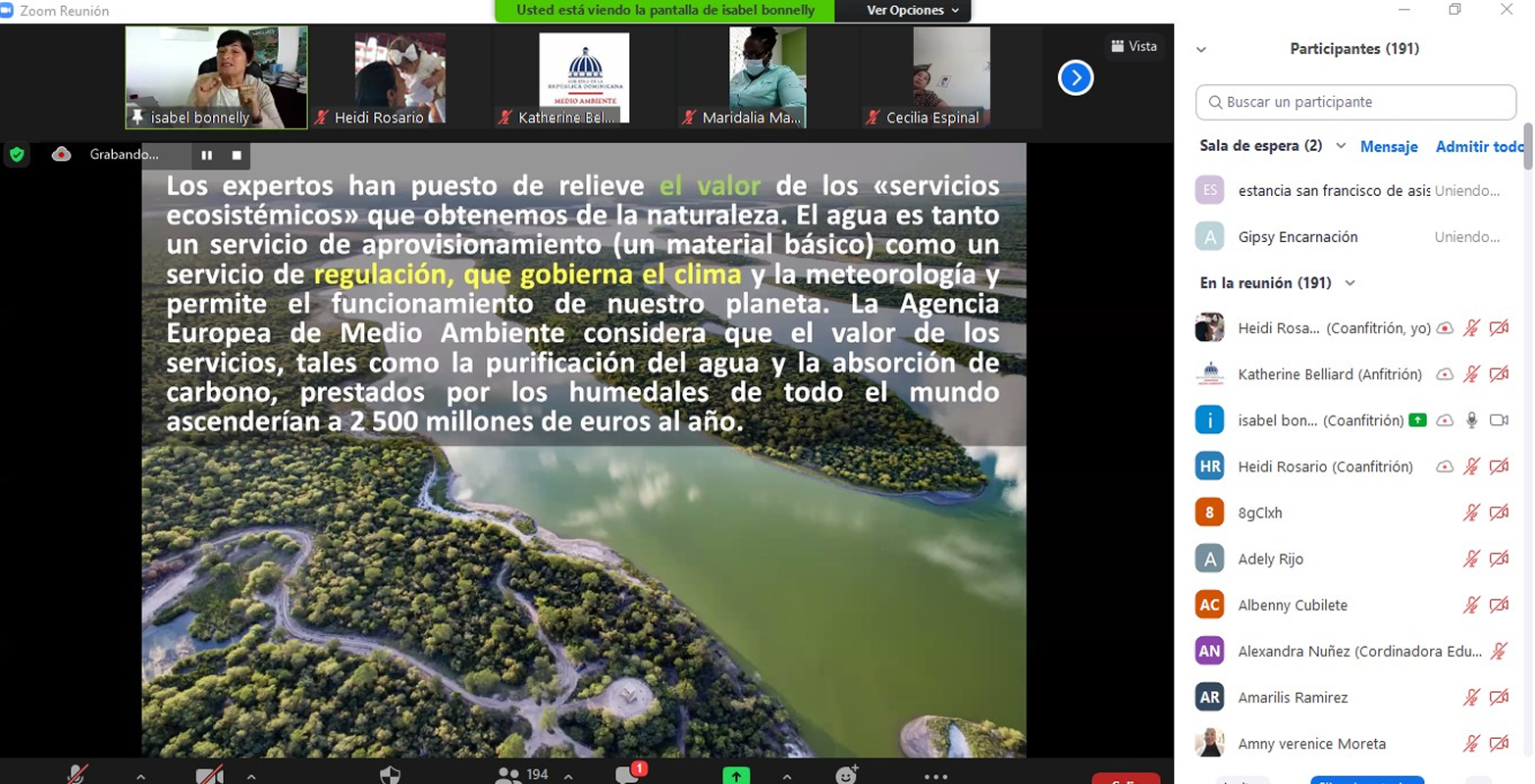 Conferencia virtual sobre 