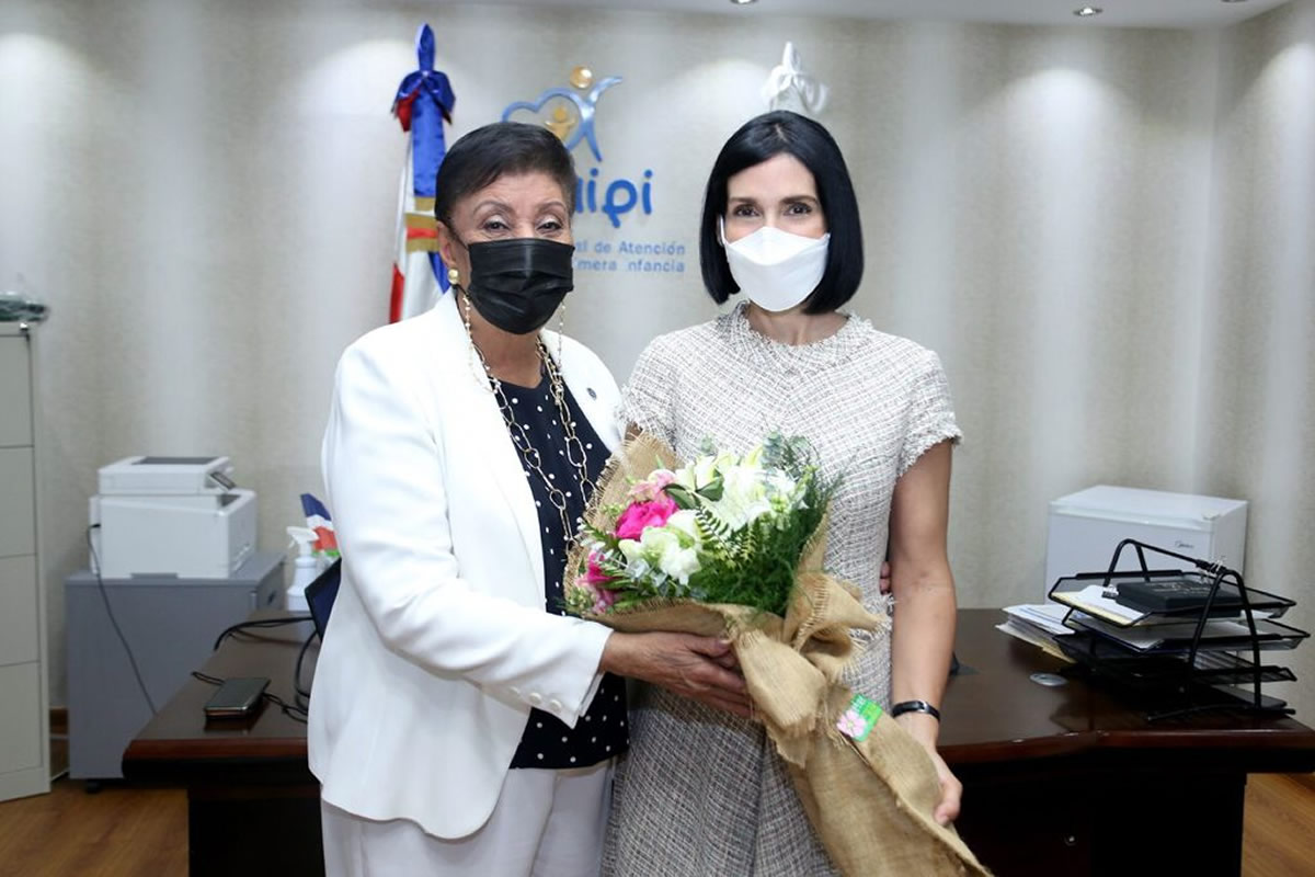 Primera Dama e Inaipi acuerdan acciones en beneficio de la primera infancia en RD