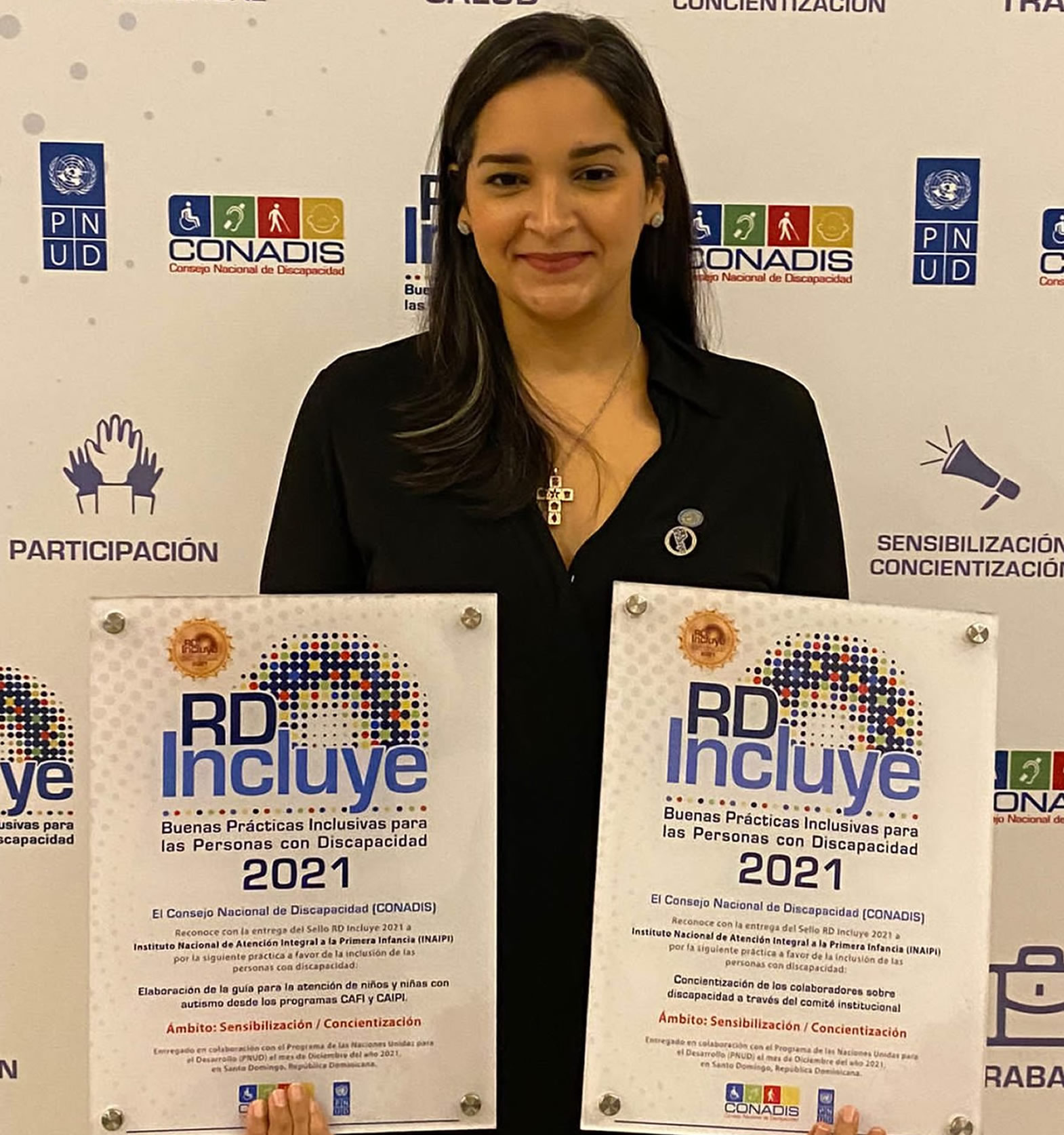 Inaipi es reconocido con el Sello de Buenas Prácticas Inclusivas RD Incluye 2021