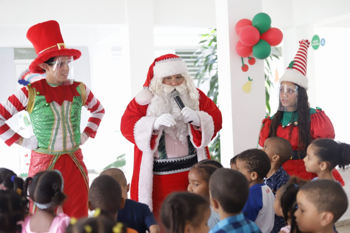 Con el apoyo del voluntariado Banreservas Inaipi inicia festividades navideñas para infantes de centros Caipi y CAFI