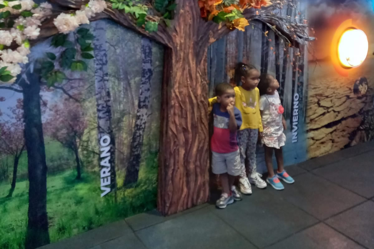 Niños disfrutando Mi verano en familia