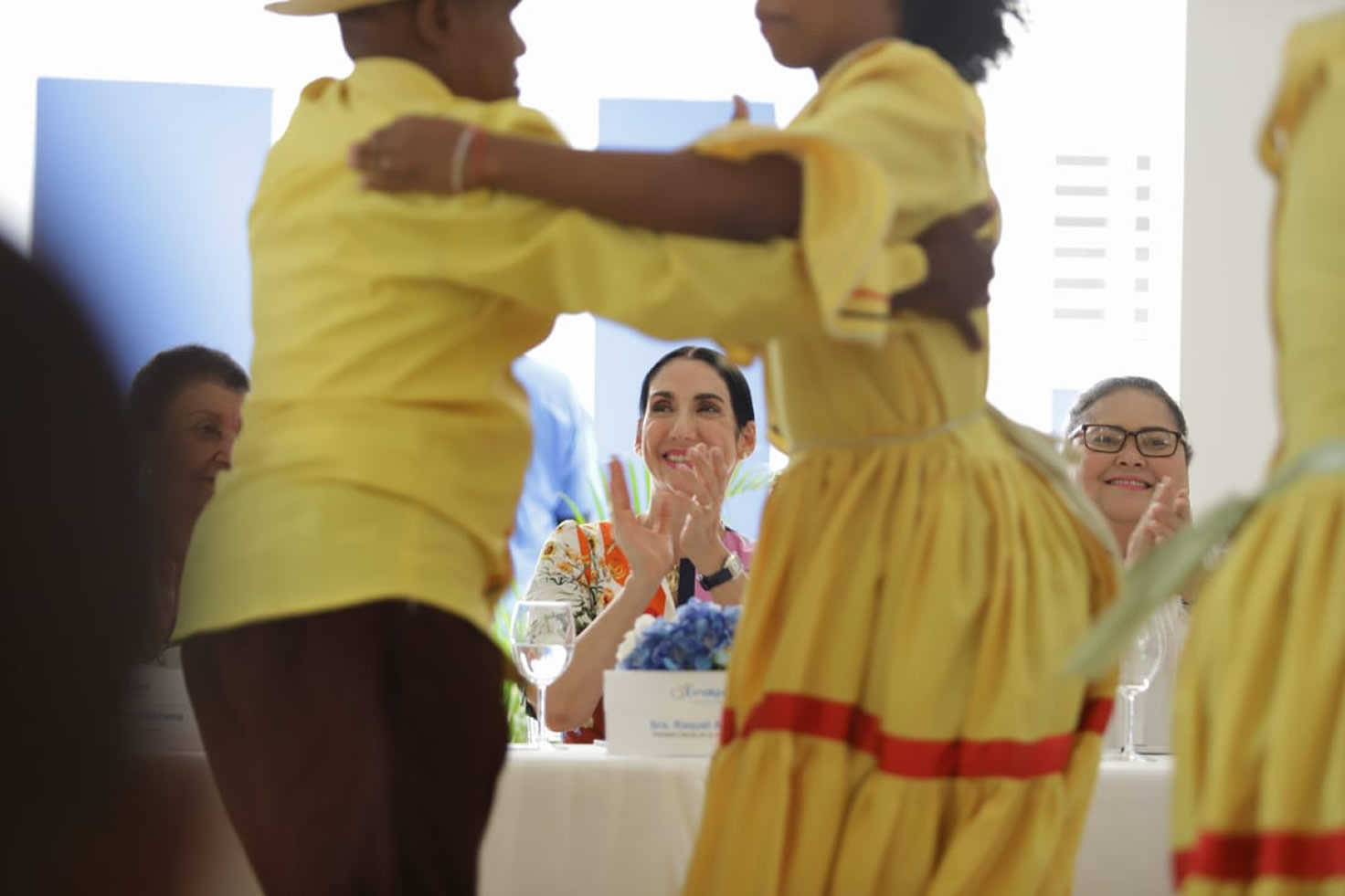 Los asistentes disfrutaron de una actividad artística