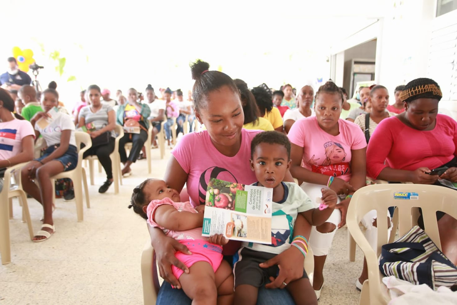 Familias que asistieron en la actividad