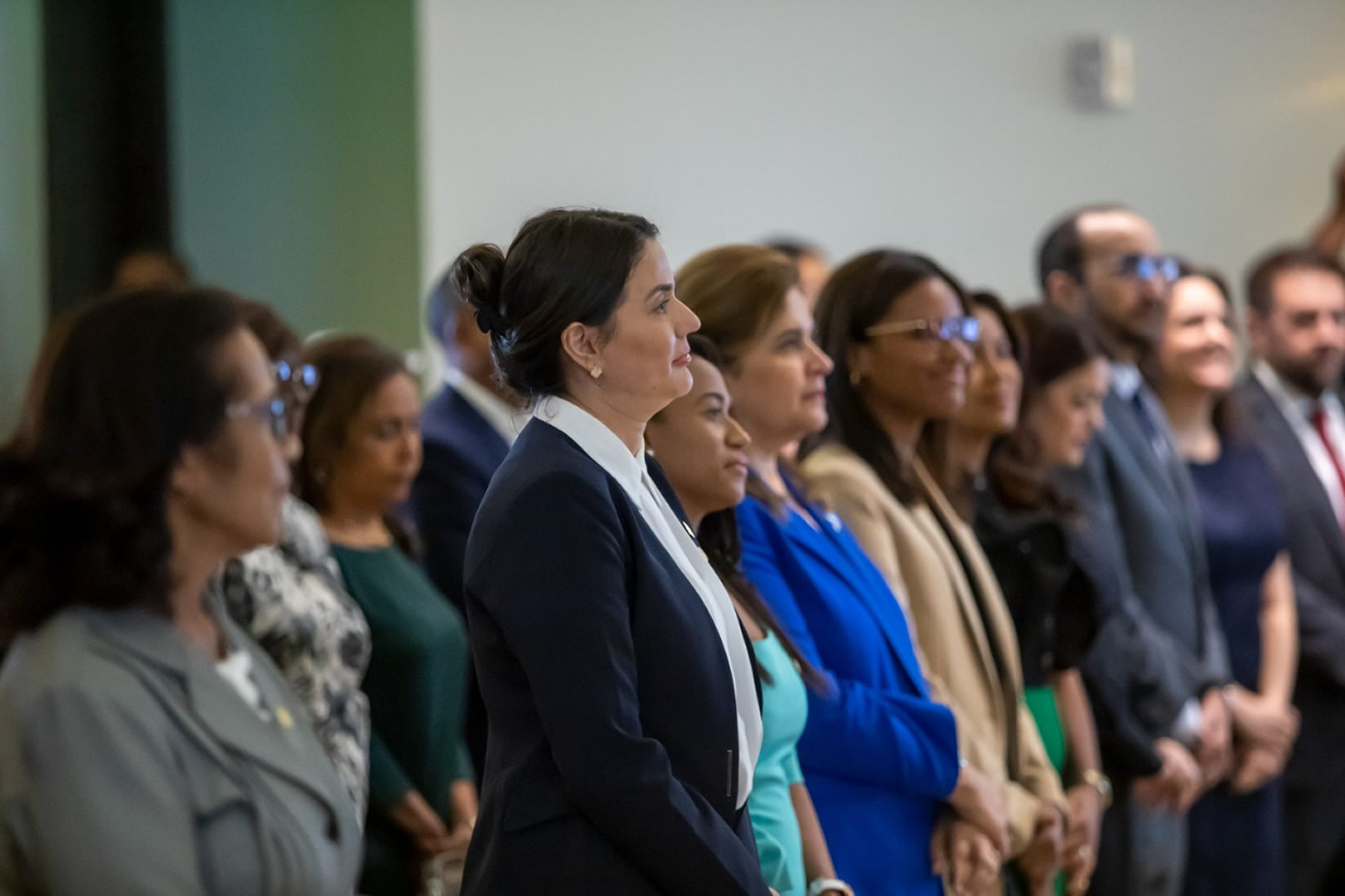 Parte de los asistentes durante el acto