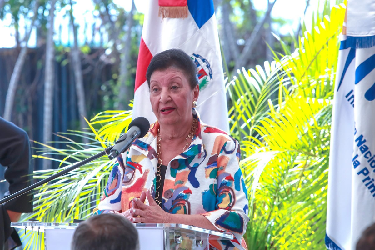 Besaida Manola Santana de Báez, directora ejecutiva del Instituto Nacional de Atención Integral a la Primera Infancia (Inaipi)
