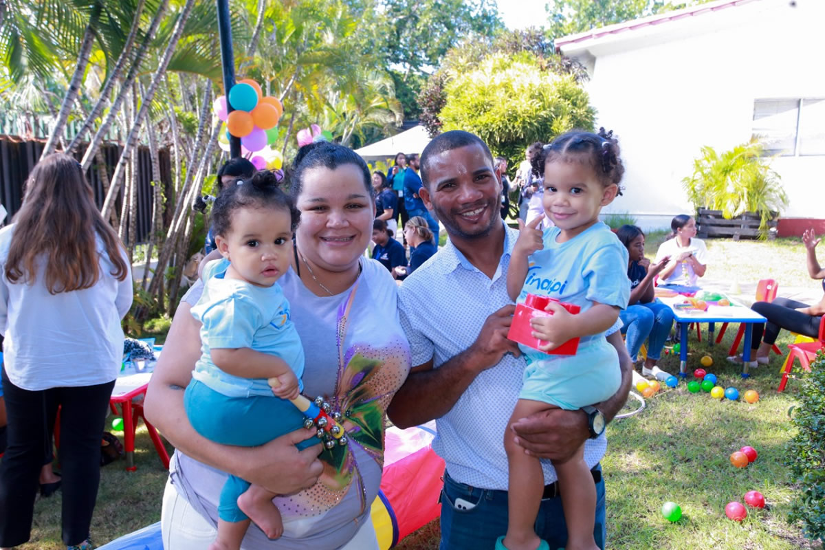 Familia participante de la actividad