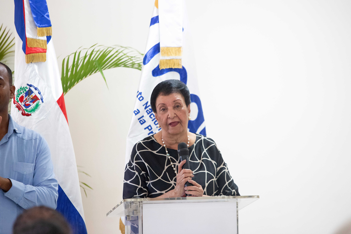 Besaida Manola Santana, directora ejecutiva del INAIPI