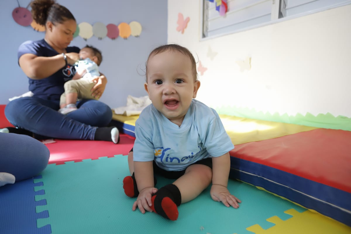 Niños en el Aula del nuevo Centro