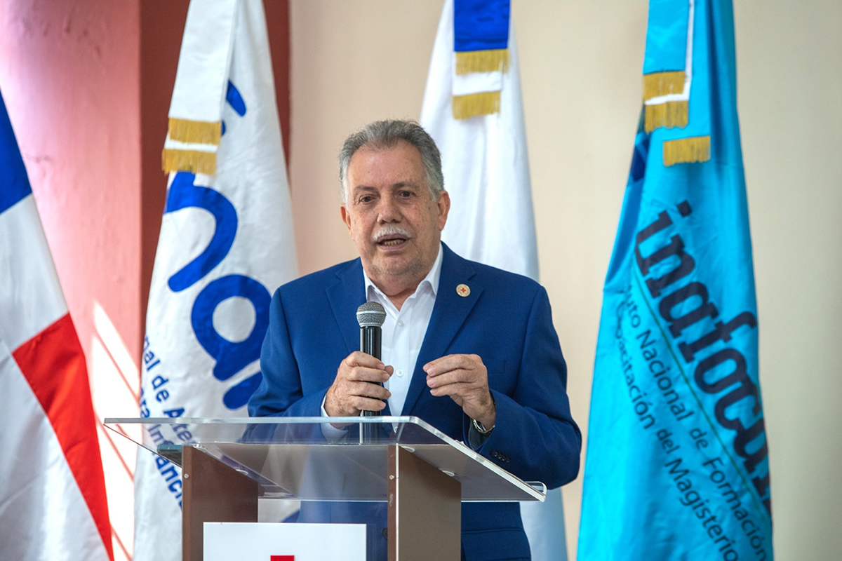 Miguel Sanz Flores, presidente nacional de la Cruz Roja Dominicana