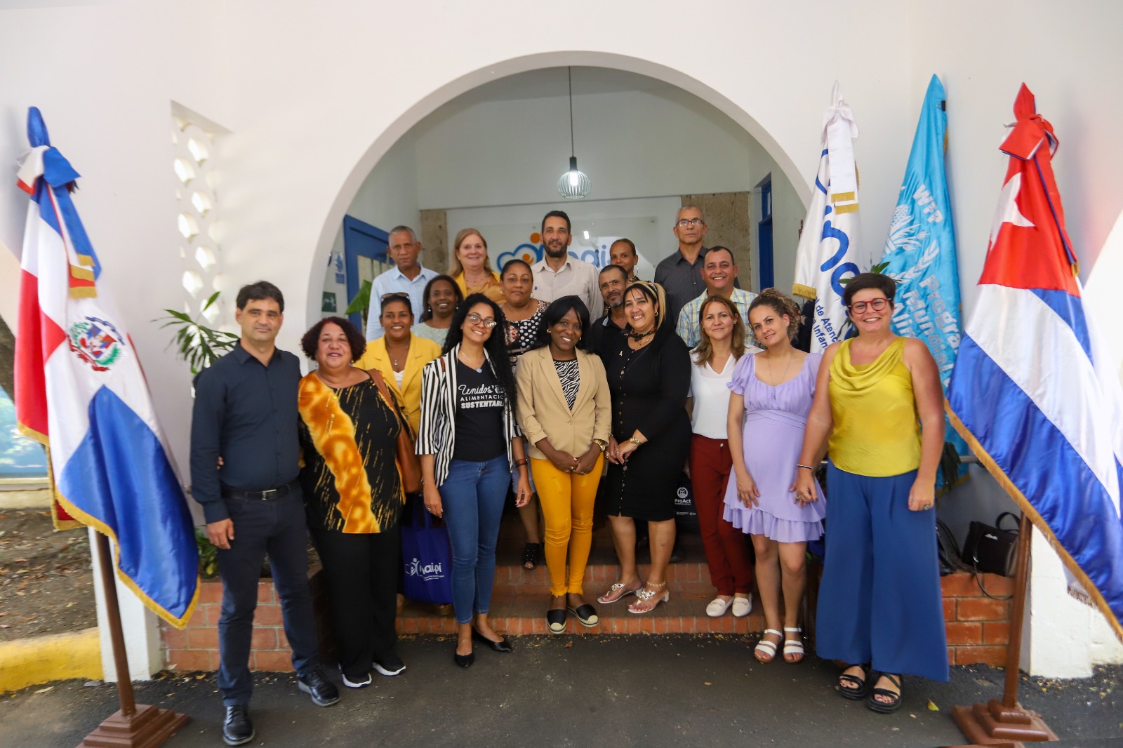 Representantes el gobierno de Cuba,  representantes del Programa Mundial de Alimentos radicado en ese país y en República Dominicana y el INAIPI, sostuvieron un encuentro para el fortalecimiento de la seguridad alimentaria y nutricional en los infantes.