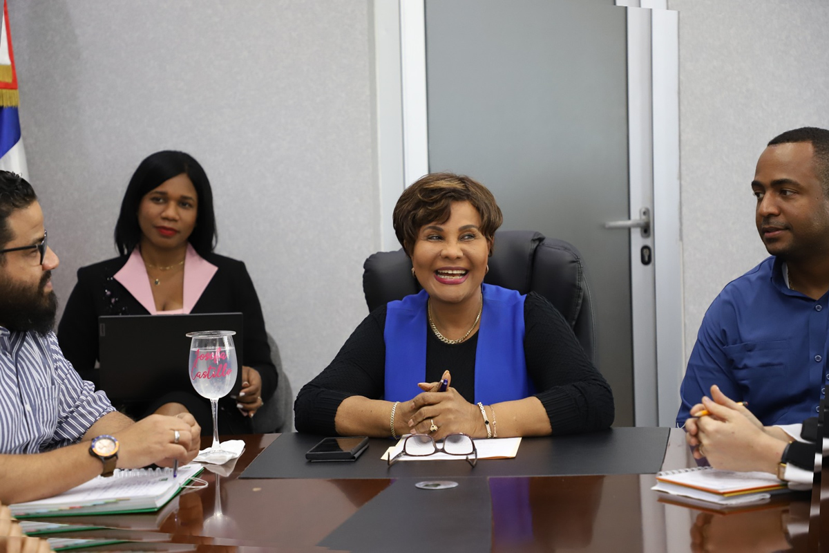 La directora ejecutiva del INAIPI, Josefa Castillo Rodríguez, encabezó la reunión en la que participaron las tres subdirectoras de la institución, así como representantes de las direcciones de Gestión de Redes de Servicios, Operaciones, Articulación Territorial, el Departamento de Seguridad Física y las divisiones de Salud y Seguridad Laboral