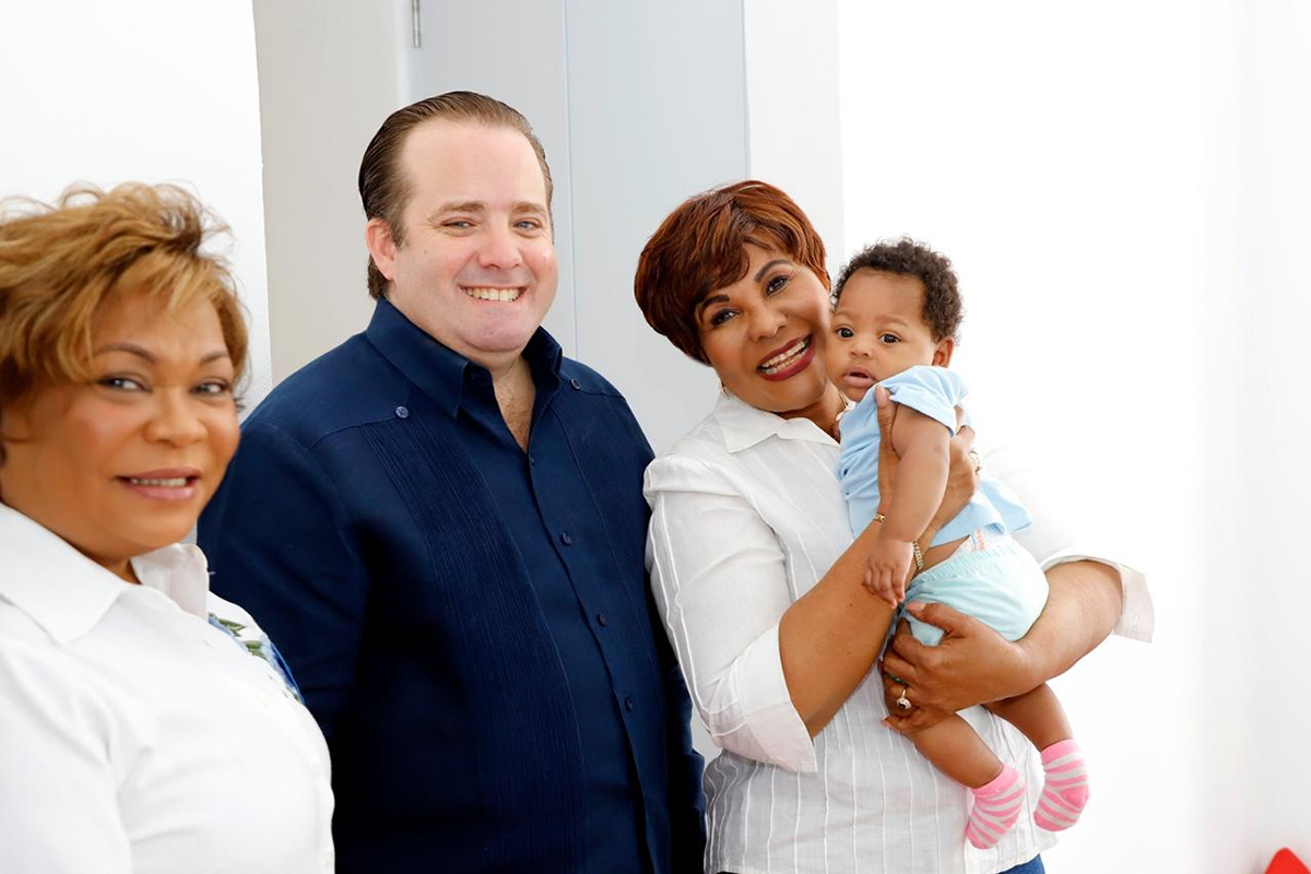José Ignacio Paliza, ministro de la Presidencia junto a Josefa Castillo Rodríguez, directora ejecutiva del INAIPI