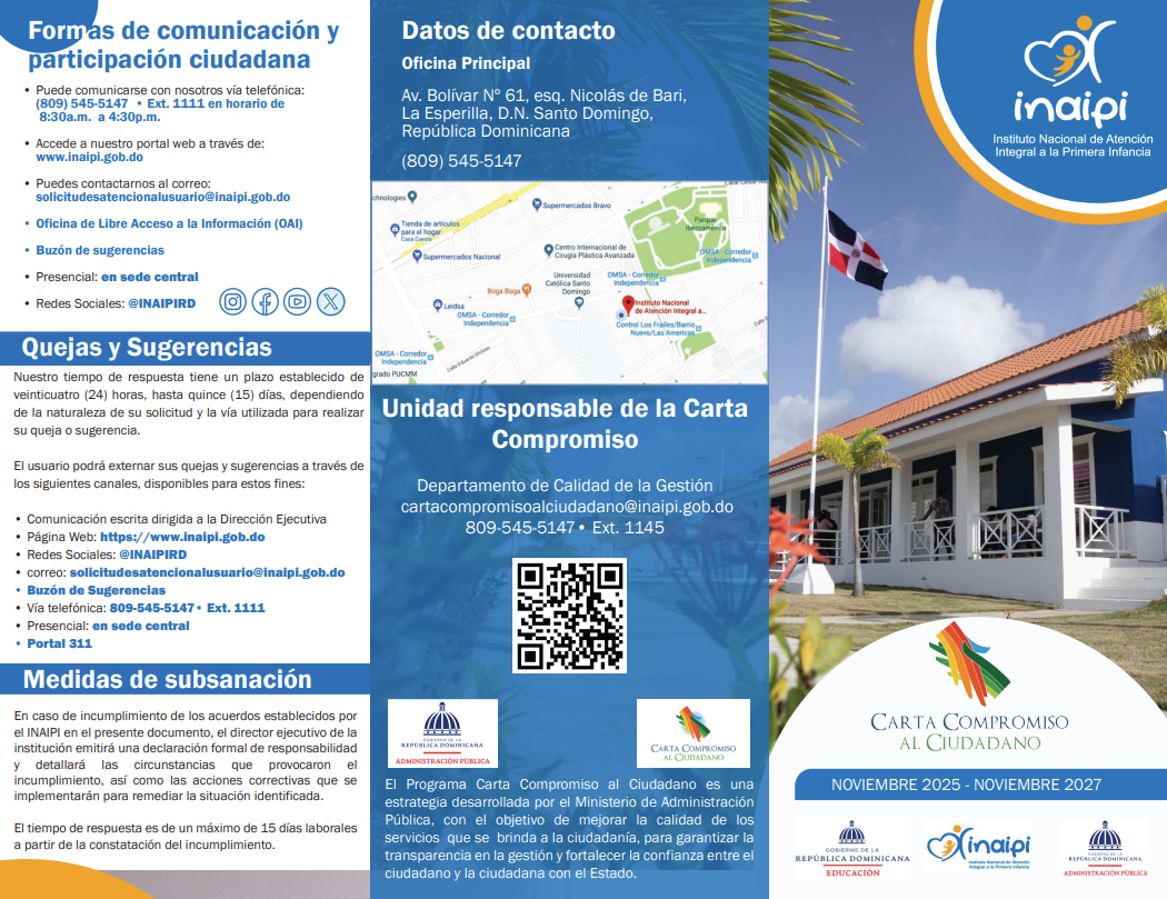 Brochure de la Carta Compromiso al Ciudadano